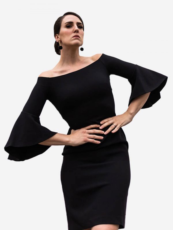 Benne long sleeve shirt black